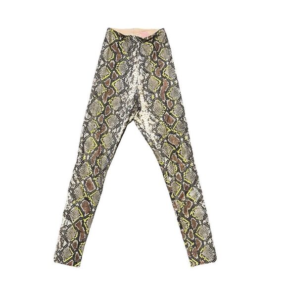 Commando High Rise Faux Leather Python Snakeskin Print Legging Size Small - Picture 2 of 11